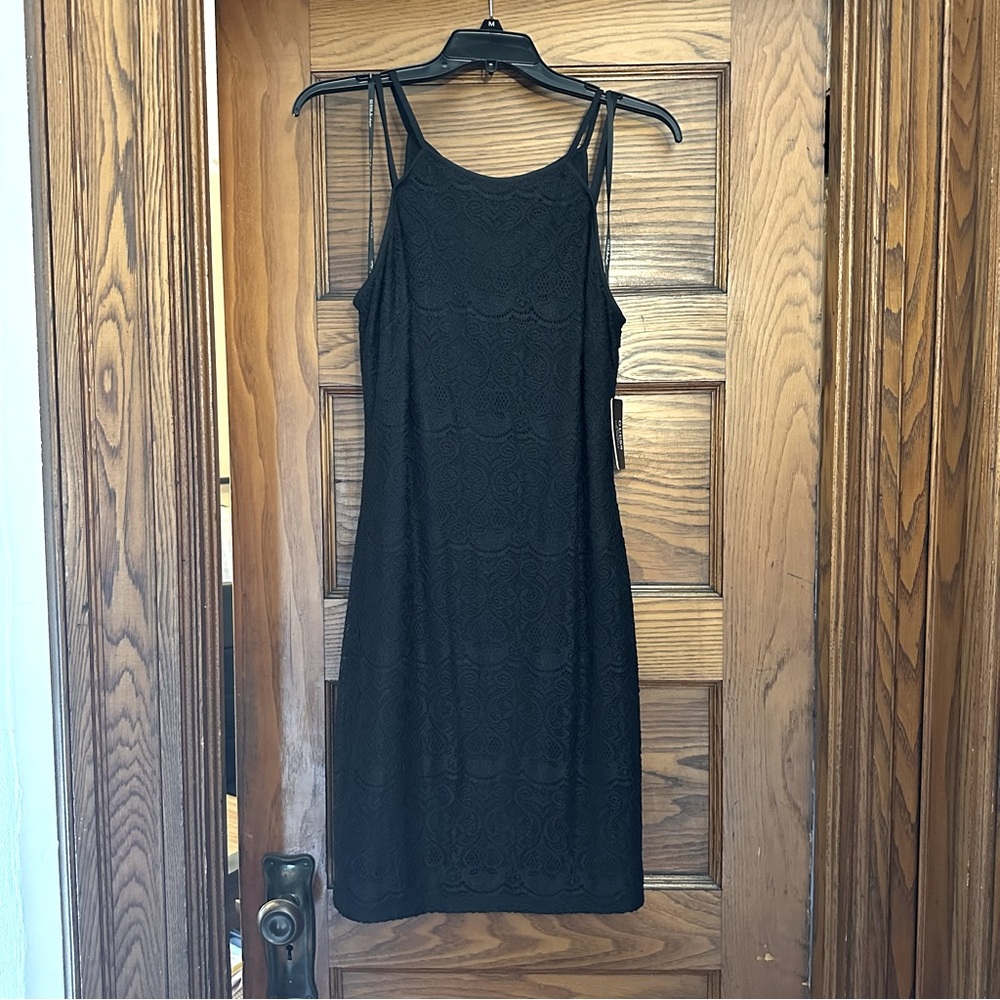 NWT GUESS Lace Black Dress